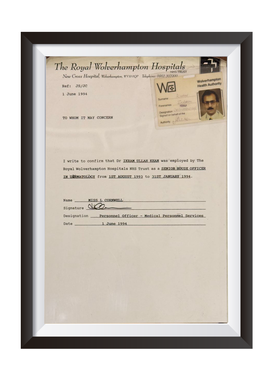 Certificate of Confirmation of Membership